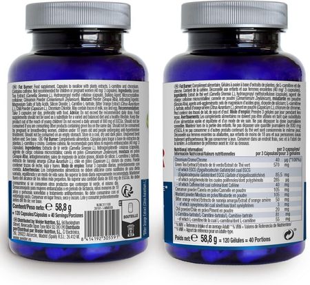 Weider Fat Burner 120 kapsułek x 2 | Spalacz tłuszczu - zdjęcie 2