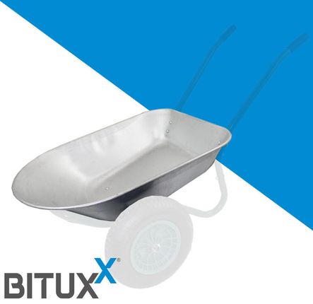 Bituxx Misa Do Taczki Dwukołowej Bituxx Wymienna Stalowa Ocynkowana Misa 100l - zdjęcie 4