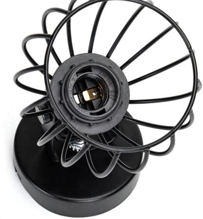 Aigostar Metalowa Lampa Ścienna Czarna Bez Źródła Światła E27 (B10305MO0) - zdjęcie 3