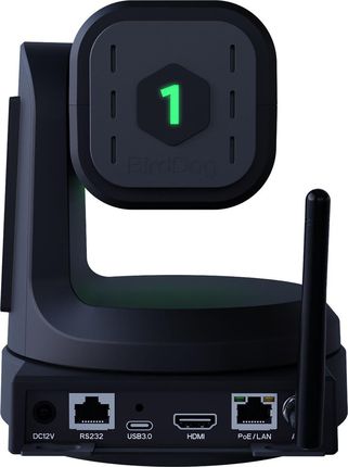 BirdDog X1 Black | Kamera PTZ Full HD, 20x Zoom, AI Auto-Tracking, Streaming, NDI|HX3, HDMI, USB, WiFi - zdjęcie 2