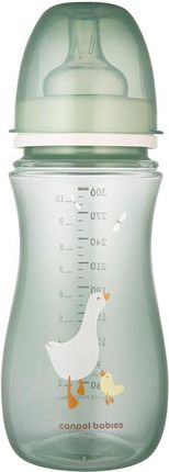 Canpol Babies Butelka Antykolkowa Easy Start 300 ml GOOSE Gęsi Zielona - zdjęcie 6
