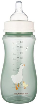 Canpol Babies Butelka Antykolkowa Easy Start 300 ml GOOSE Gęsi Zielona - zdjęcie 3