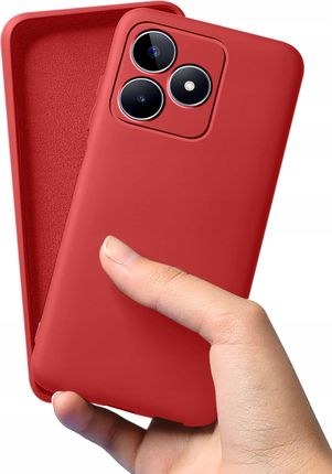 Atrax Czerwone Plecki Case Do Motorola Moto Edge 50 Pro 5G Etui Mikrofibra - zdjęcie 3