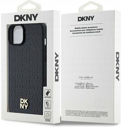 Oryginalne Etui Dkny Leather Pokrowiec Magsafe Case Do Iphone 13 14 15 - zdjęcie 4