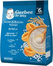 Zdjęcie Gerber Kaszka Bezmleczna Ryżowa Morela Po 6 Miesiącu 160g - Starogard Gdański