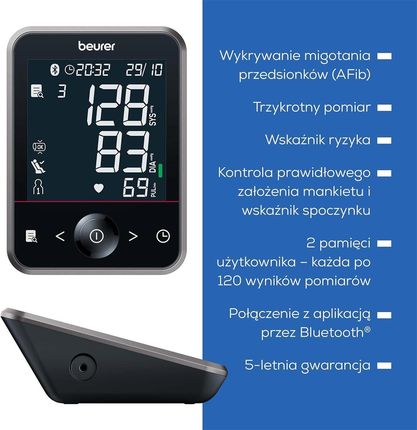 Beurer Bm 64 Czarny - zdjęcie 2