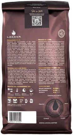 Lacava Super Tuscan Espresso 1kg Ziarnista - zdjęcie 3