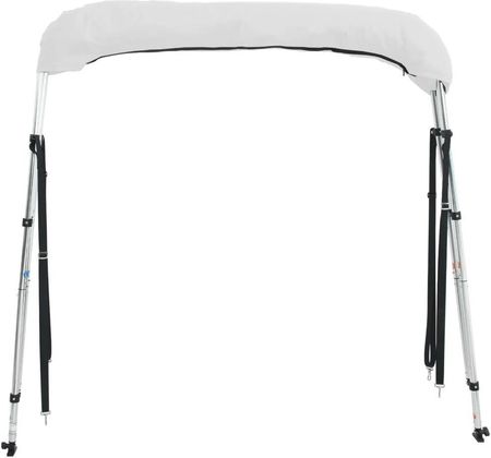 VidaXL Daszek Bimini Ze Ściankami 4 Pałąki 243X(200-213)X137cm 94828 - zdjęcie 3