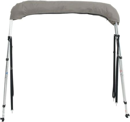 VidaXL Daszek Bimini Ze Ściankami 3 Pałąki 183X(185-198)X137cm 94825 - zdjęcie 3