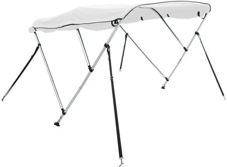 VidaXL Daszek Bimini Ze Ściankami 4 Pałąki 243X(170-182)X137cm 94826 - zdjęcie 3