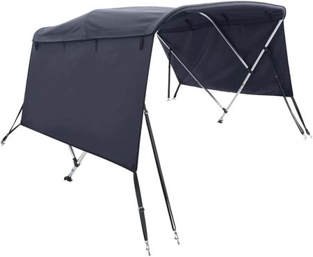 VidaXL Bimini Ze Ściankami Z Siatki 4 Pałąki 243X(230-244)X137cm 94833 - zdjęcie 2