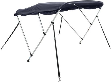 VidaXL Daszek Bimini Ze Ściankami 3 Pałąki 183X(154-167)X137cm 94819 - zdjęcie 2