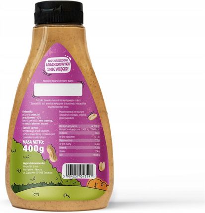 Pasta z orzeszków arachidowych prażonych Helpa, 400g - zdjęcie 3