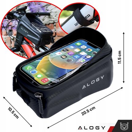 Sakwa Rowerowa Torba Saszetka 2L Na Rower Ramę Roweru Etui Na Telefon 6.7 - zdjęcie 2