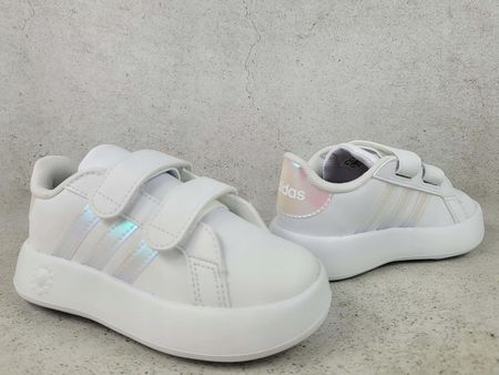 Adidas Grand Court 2.0 Cf ID5265 Buty Dziecięce Trampki Na Rzepy Białe - zdjęcie 5