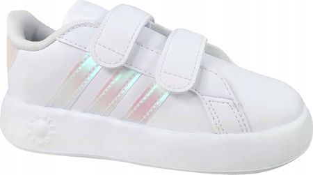 Adidas Grand Court 2.0 Cf ID5265 Buty Dziecięce Trampki Na Rzepy Białe - zdjęcie 4