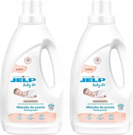 JELP Baby 0+ Hipoalergiczne mleczko do prania kolorów, 1,5l (18 prań) - zdjęcie 2