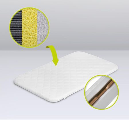 Lionelo Łóżeczko Dostawne Kołyska Leonie Plus 3W1 Beige - zdjęcie 5