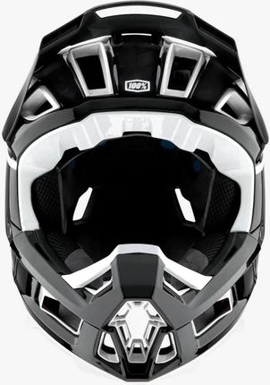 100 Procent Mtb Kask Rowerowy Model Aircraft 2 Composite Black/White Kolor - zdjęcie 2