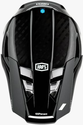 100 Procent Mtb Kask Rowerowy Model Aircraft 2 Composite Black/White Kolor - zdjęcie 3