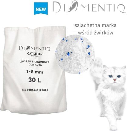 Diamentiq Żwirek Neutral 30L+Karton - zdjęcie 2