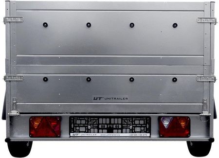 Unitrailer Przyczepa Burtowa 200X125 Dmc 750kg Garden Trailer 201 Kipp Z Burtami Bis I Kołem Podporowym - zdjęcie 2