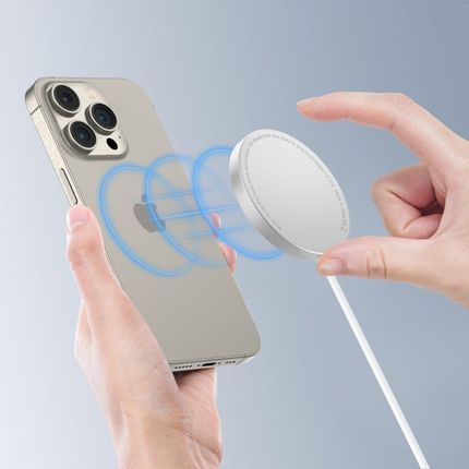 Tech-Protect Qi15W-A34 Magnetic Magsafe Wireless Charger Biała - zdjęcie 5