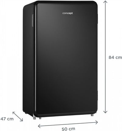 Lodówka Concept LTR3047BCN jednodrzwiowa Czarna - zdjęcie 6