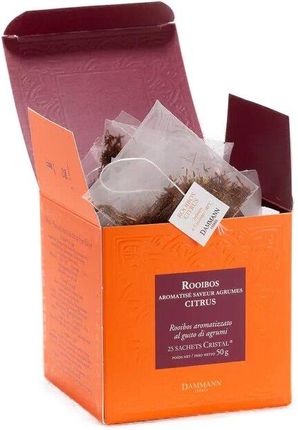 Dammann Herbata Rooibos Tisane Citrus 25 Saszetek - zdjęcie 4