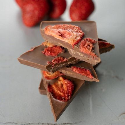 Cocoa Czekolada Creamy Z Truskawkami Bez Dodatku Cukru Bio 40g - zdjęcie 4