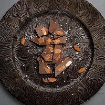 Cocoa Czekolada Creamy Z Migdałami I Solą Bez Dodatku Cukru Bio 40g - zdjęcie 2