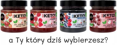 Bioone Malina Z Truskawką Keto Konfitura Bez Dodatku Cukru A To Dobre 200g - zdjęcie 2