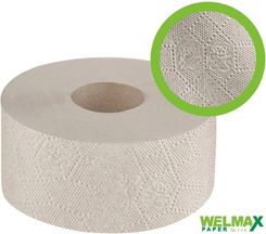 Zdjęcie Welmax Papier Toaletowy Jumbo 1 Warstwa Szary 120m 12 Sztuk - Ścinawa