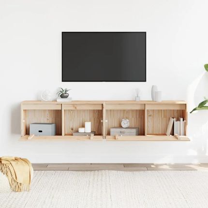 Zakito Home Szafka Wisząca Sosna 80X30X35Cm Naturalny Zh813456 100035145154_813456 - zdjęcie 2