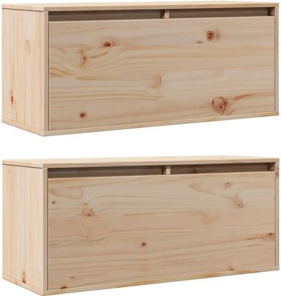 Zakito Home Szafka Wisząca Sosna 80X30X35Cm Naturalny Zh813456 100035145154_813456 - zdjęcie 3