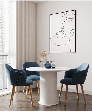 Stół Okrągły 100Cm Biały Lamello 21775 - zdjęcie 3