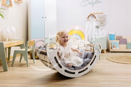 Lila Baby Bujak Mdf Zjeżdżalnia Wspinaczkowa Szara 85cm - zdjęcie 4