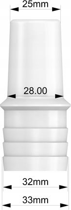 Złączka Do Odkurzacza Skimmera Rury Basenowej 32mm Węża Basenowego - zdjęcie 2
