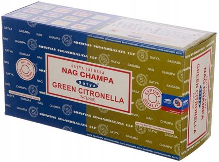 Pucator European Kadzidełka Satya Nag Ch A & Green Citronella Zielona Cytronella - zdjęcie 4