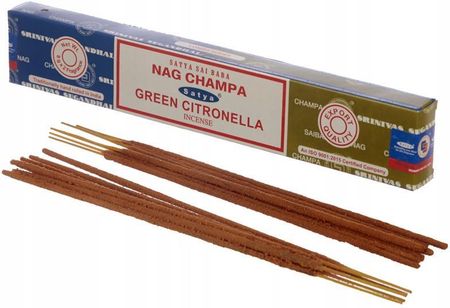 Pucator European Kadzidełka Satya Nag Ch A & Green Citronella Zielona Cytronella - zdjęcie 5