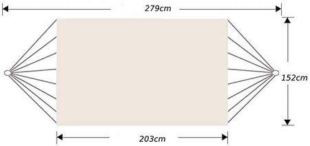 Sandtropic Hamak Brazylijski Ogrodowy Dwuosobowy 220X150 Boho Czarny - zdjęcie 6