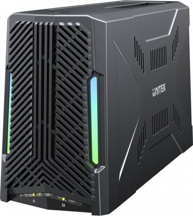 Stacja dokująca Unitek 1x dysk M.2 NVMe, 1x dysk SATA, USB-C 10 Gbps (S1234B01-EU) - zdjęcie 2