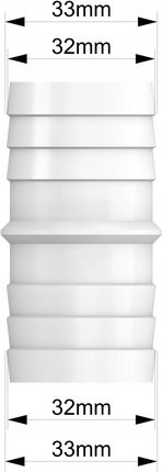 Złączka Łącznik Mufa Węża Rury Basenowej Basenu Bestway Intex 32mm + Opaski - zdjęcie 2