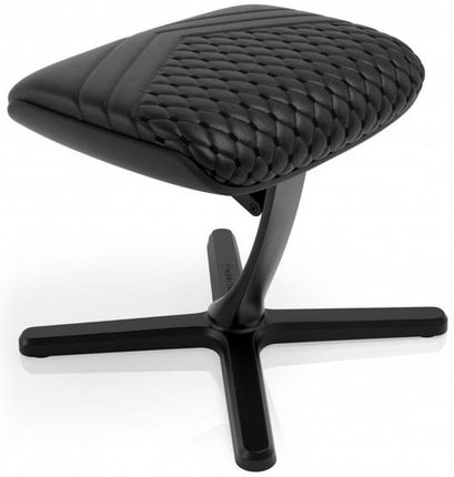 Podnóżek noblechairs Footrest V2.0, czarny, naturalna skóra (NBL-FR-RL-BLK) - zdjęcie 3