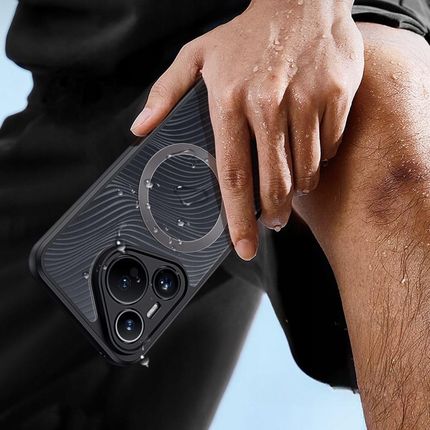 Dux Ducis Etui Pancerne Aimo Mag Do Huawei Pura 70 Przezroczyste Z Czarną Ramką - zdjęcie 3