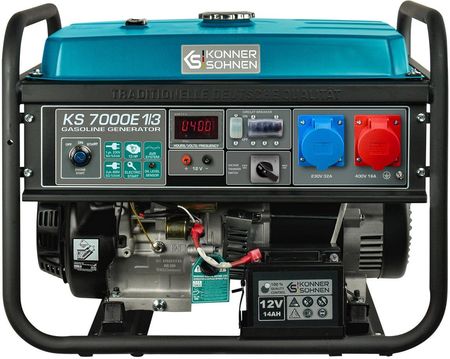 Könner&Söhnen Agregat/Generator Benzynowy 5 0Kw 230/400V Rozruch Elektryczny Avr Vst Ks7000E-1/3 - zdjęcie 3
