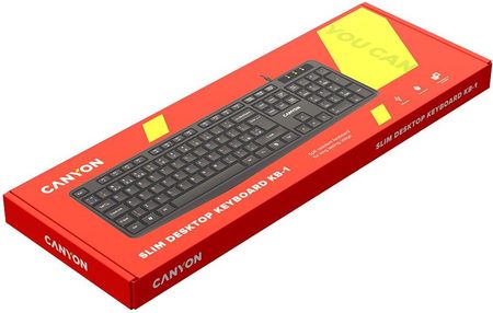 Klawiatura Canyon KB-1 EN (CNECKEY01) - zdjęcie 3