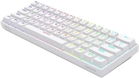 Klawiatura Savio RED Outemu Hot Swap WHITEOUT X2 (SAVGKWHITEOUTX2RED) - zdjęcie 2