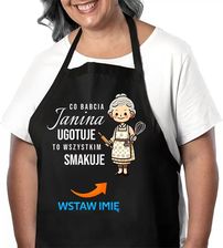 Zdjęcie Garibald Co Babcia (Imię) Ugotuje To Wszystkim Smakuje Fartuch Z Nadrukiem Dla Babci Produkt Personalizowany - Mikołów