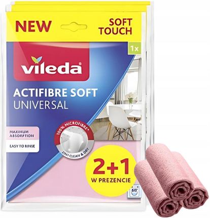 Vileda Ściereczka Actifibre Soft 2+1 (177450) - zdjęcie 5